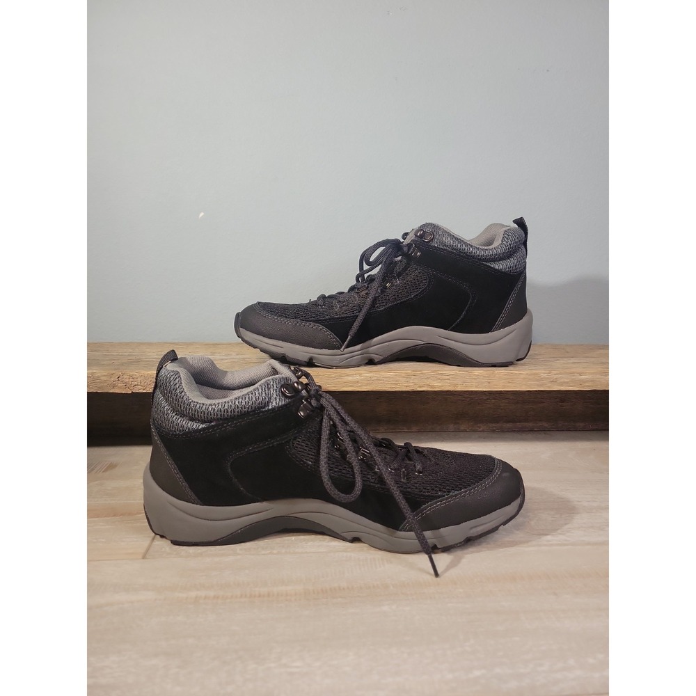 Vionic Womans Cypress Black Grey Hiking Boot Size 9 Gorpcore